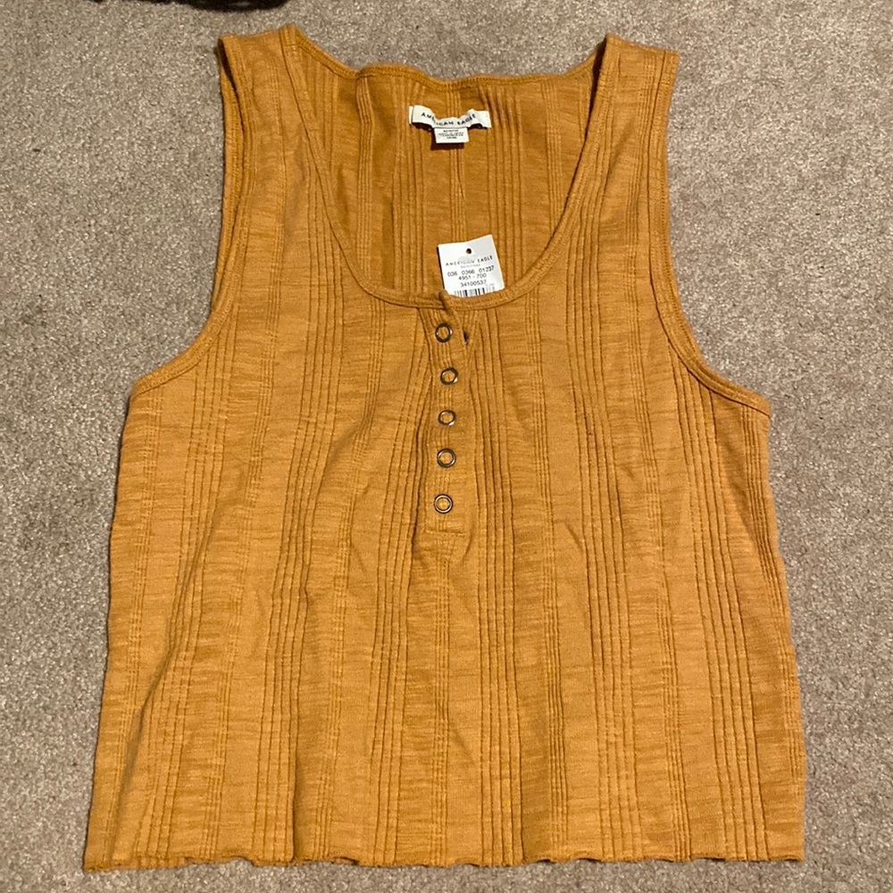 never worn yellow tank
